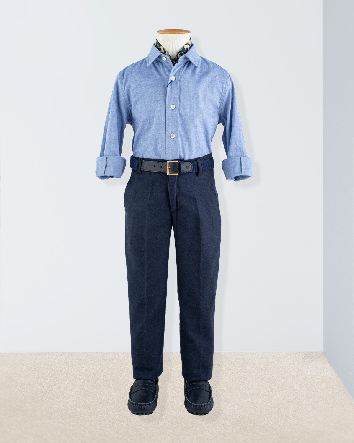 Bernard Fine Flannel Navy Outfit